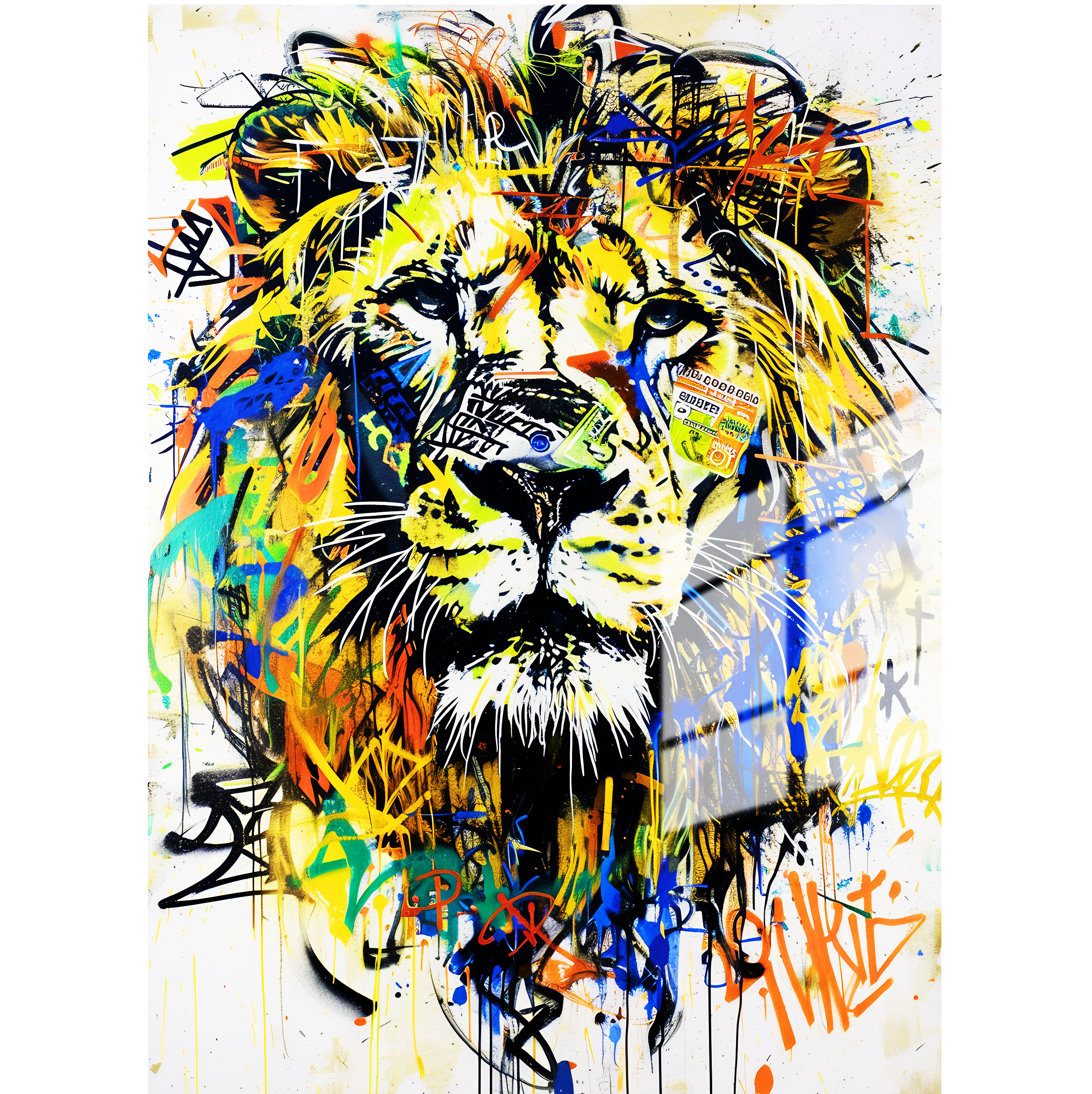 Lion Abstract