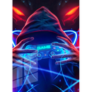 Neon Gaming Art